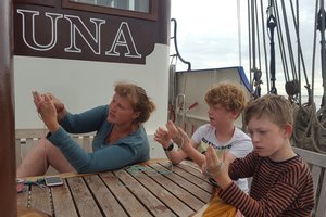 Zeilen met kinderen