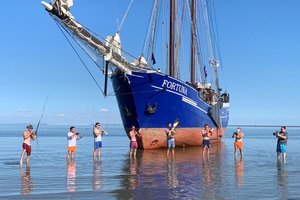 Wandelen over de zeebodem